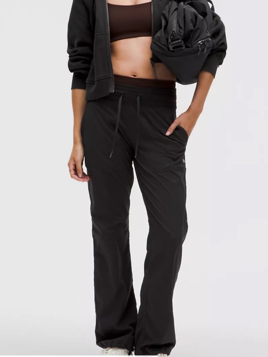lululemon athletica Pants - Lululemon Black Dance Studio Mid Rise Pull On Pants. Size 12. Short. NWT